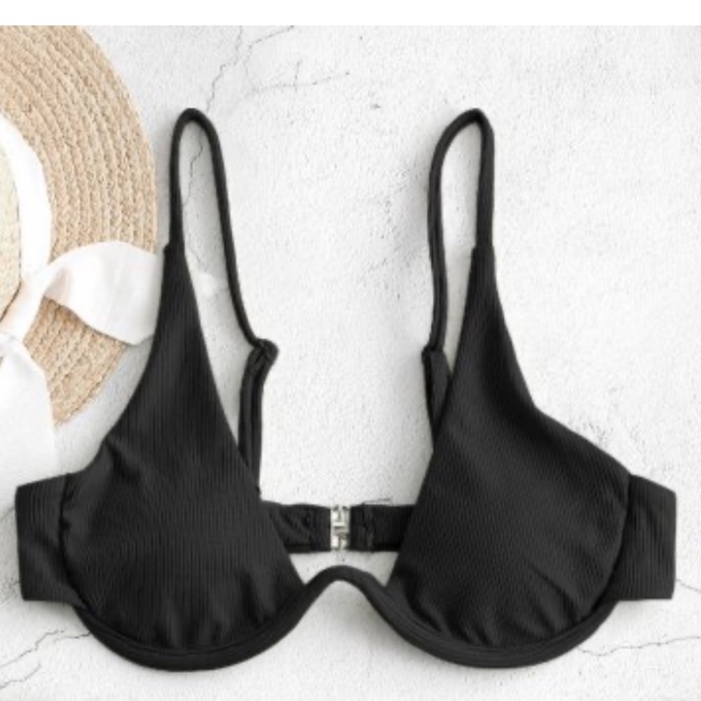Zaful black bikini top